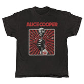 Alice Cooper - Skull Cane - Black Vintage T-shirt
